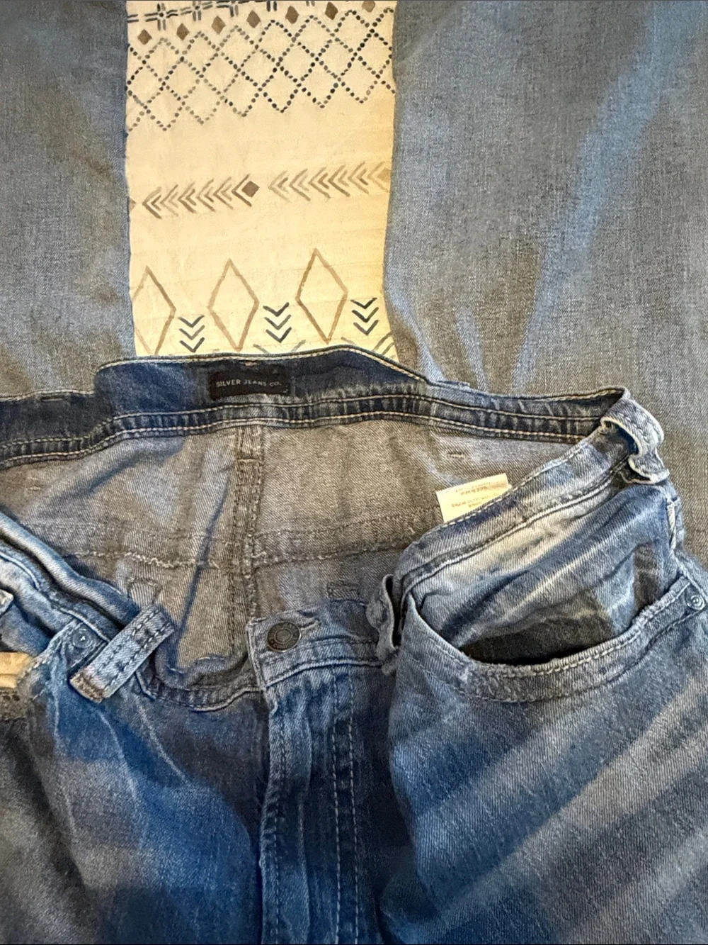 Silver Jeans Men's Relaxed Fit Faded Blue Denim